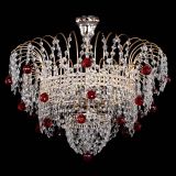 Люстра Агата Венеция №4 шар красная в Кирове