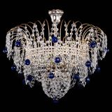 Люстра Агата Венеция №4 шар синяя в Кирове