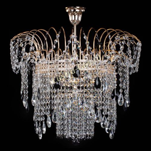 Люстра Агата Венеция №4 черная в Кирове Гусь Хрустальный