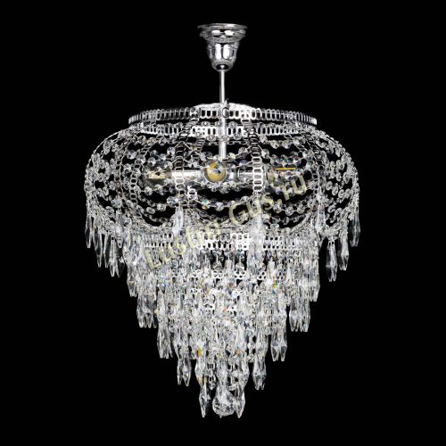 Люстра Альфа №5 с подвесом в Кирове Гусь Хрустальный