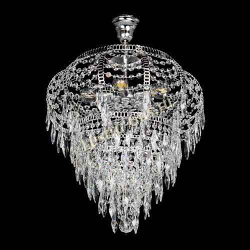 Люстра Альфа №5 с подвесом в Кирове Гусь Хрустальный