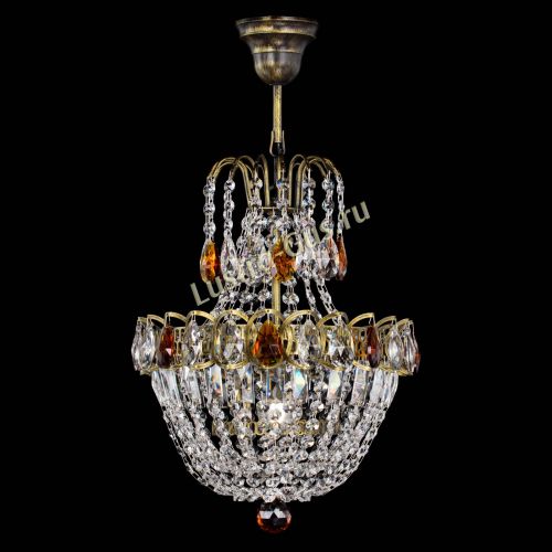 Люстра Астра №1 с подвесом под бронзу Чайная в Кирове Гусь Хрустальный