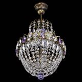 Люстра Астра №1 с подвесом под бронзу Фиолетоавя в Кирове