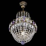 Люстра Астра №1 с подвесом под бронзу Фиолетоавя в Кирове