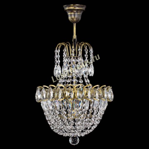 Люстра Астра №1 с подвесом под бронзу в Кирове Гусь Хрустальный