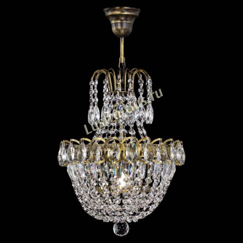 Люстра Астра №1 с подвесом под бронзу в Кирове Гусь Хрустальный