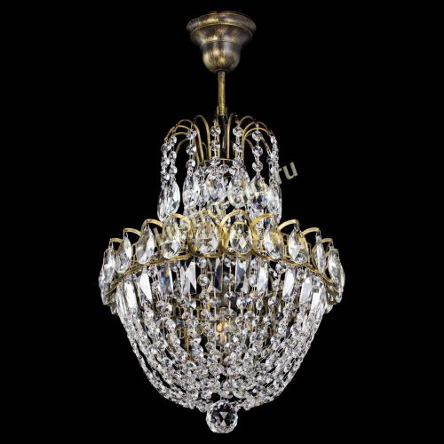 Люстра Астра №1 с подвесом под бронзу в Кирове Гусь Хрустальный