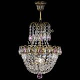 Люстра Астра №1 с подвесом под бронзу Розовая в Кирове