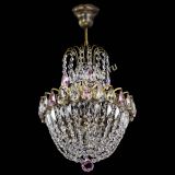 Люстра Астра №1 с подвесом под бронзу Розовая в Кирове