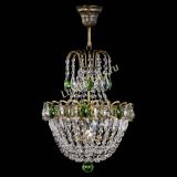 Люстра Астра №1 с подвесом под бронзу Зеленая в Кирове