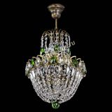 Люстра Астра №1 с подвесом под бронзу Зеленая в Кирове