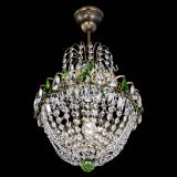 Люстра Астра №1 с подвесом под бронзу Зеленая в Кирове