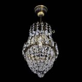 Люстра Астра №1 узкая с подвесом под бронзу в Кирове