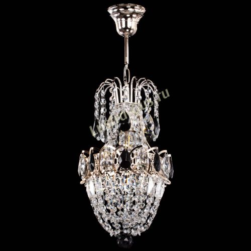 Люстра Астра №1 узкая черная в Кирове Гусь Хрустальный