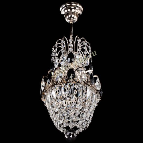 Люстра Астра №1 узкая черная в Кирове Гусь Хрустальный