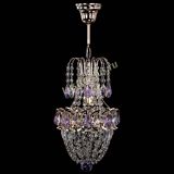 Люстра Астра №1 узкая фиолетовая в Кирове