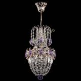 Люстра Астра №1 узкая фиолетовая в Кирове