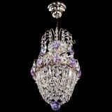 Люстра Астра №1 узкая фиолетовая в Кирове