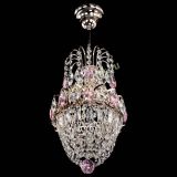 Люстра Астра №1 узкая розовая в Кирове