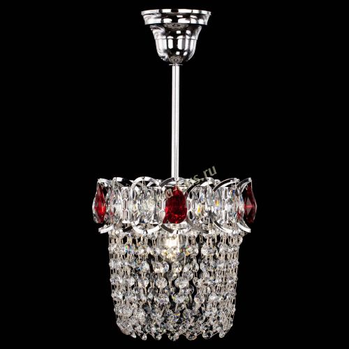 Люстра Астра ажур №1 красная в Кирове Гусь Хрустальный