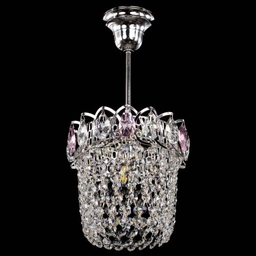 Люстра Астра ажур №1 розовая в Кирове Гусь Хрустальный