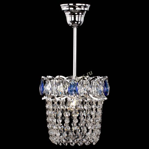 Люстра Астра ажур №1 синяя в Кирове Гусь Хрустальный