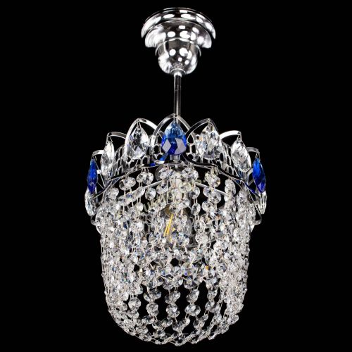 Люстра Астра ажур №1 синяя в Кирове Гусь Хрустальный