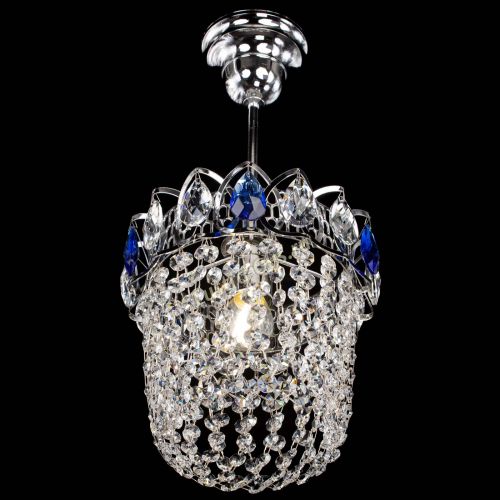 Люстра Астра ажур №1 синяя в Кирове Гусь Хрустальный