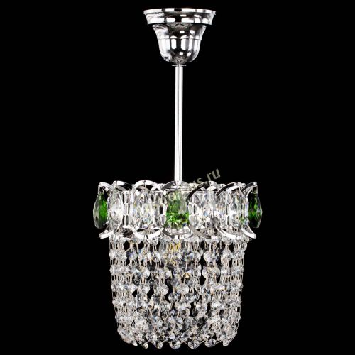 Люстра Астра ажур №1 зеленая в Кирове Гусь Хрустальный