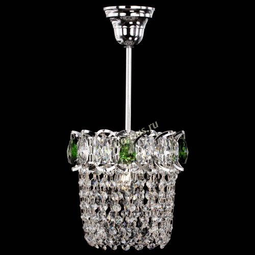 Люстра Астра ажур №1 зеленая в Кирове Гусь Хрустальный