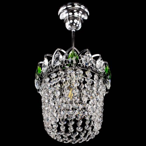 Люстра Астра ажур №1 зеленая в Кирове Гусь Хрустальный