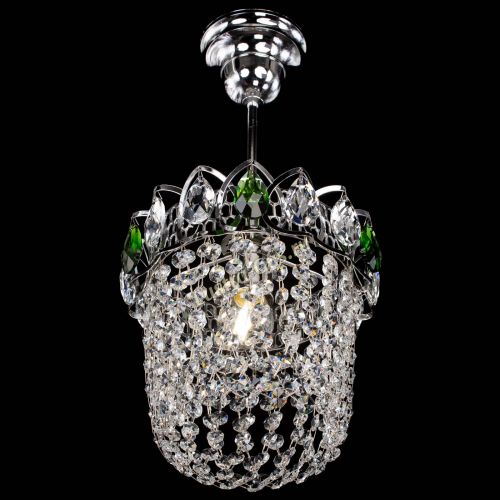 Люстра Астра ажур №1 зеленая в Кирове Гусь Хрустальный