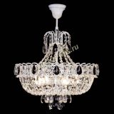 Люстра Астра Белая с подвесом черная в Кирове