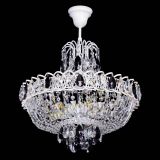 Люстра Астра Белая с подвесом черная в Кирове