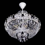 Люстра Астра Белая с подвесом черная в Кирове