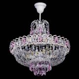 Люстра Астра Белая с подвесом розовая в Кирове