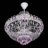 Люстра Астра Белая с подвесом розовая в Кирове