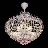 Люстра Астра Белая с подвесом розовая в Кирове