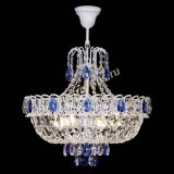 Люстра Астра Белая с подвесом синяя в Кирове