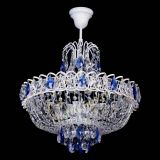 Люстра Астра Белая с подвесом синяя в Кирове