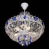 Люстра Астра Белая с подвесом синяя в Кирове