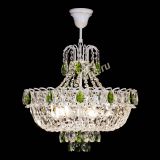 Люстра Астра Белая с подвесом зеленая в Кирове