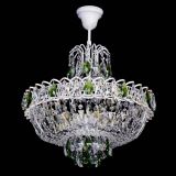 Люстра Астра Белая с подвесом зеленая в Кирове