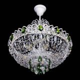 Люстра Астра Белая с подвесом зеленая в Кирове
