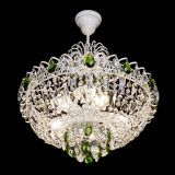 Люстра Астра Белая с подвесом зеленая в Кирове