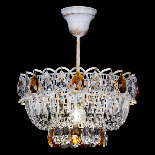 Люстра Астра Бутон №1 Чайная - белая с подвесом в Кирове Гусь Хрустальный