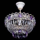 Люстра Астра Бутон №1 Фиолетовая - белая с подвесом в Кирове