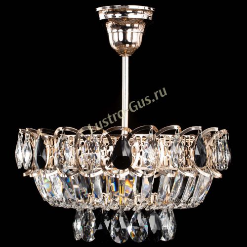 Люстра Астра Бутон №1 с подвесом Черная в Кирове Гусь Хрустальный