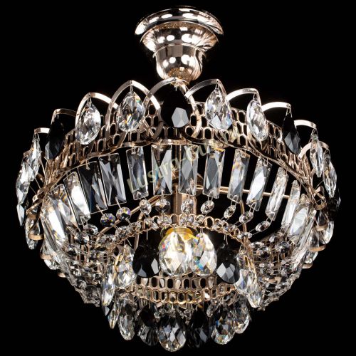 Люстра Астра Бутон №1 с подвесом Черная в Кирове Гусь Хрустальный