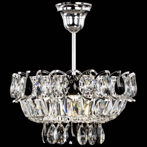 Люстра Астра Бутон №1 с подвесом Черная в Кирове Гусь Хрустальный